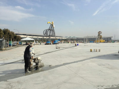 台中燈會地坪伸縮縫切割工程 - 三閤工程案例